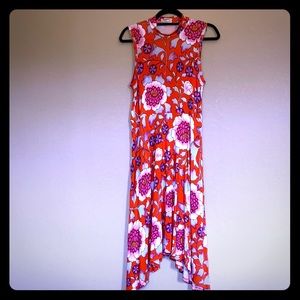 Maeve by Anthropologie Floral Midi Tank Dress